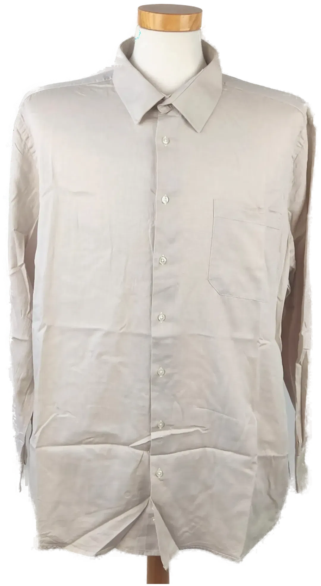 CANDA von C&A Herrenhemd langarm - beige - Gr. XXL (45-46) - Bild 4