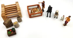 Bullyland Holz-Pferdestall mit Zubehör – Vorschau 7