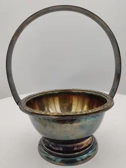 Metall-Henkelschale | Patina-Charme – Vorschau 3