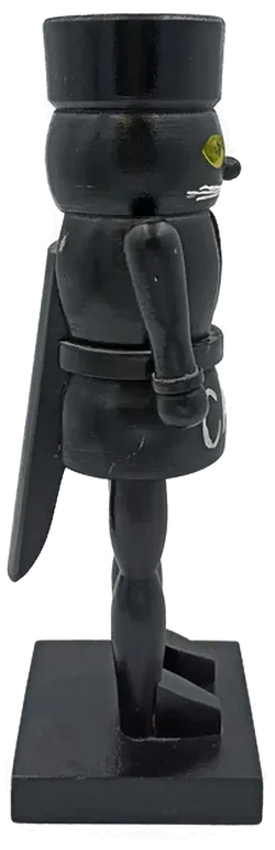 Nussknacker-Katze Figur schwarz - Bild 2