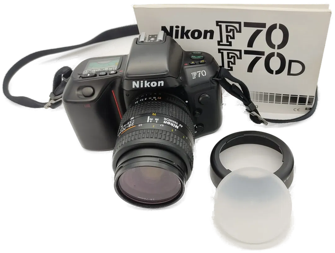 Nikon F70 Spiegelreflexkamera analog mit AF Nikkor 3,5-4,5/ 28-70 mm - Bild 1