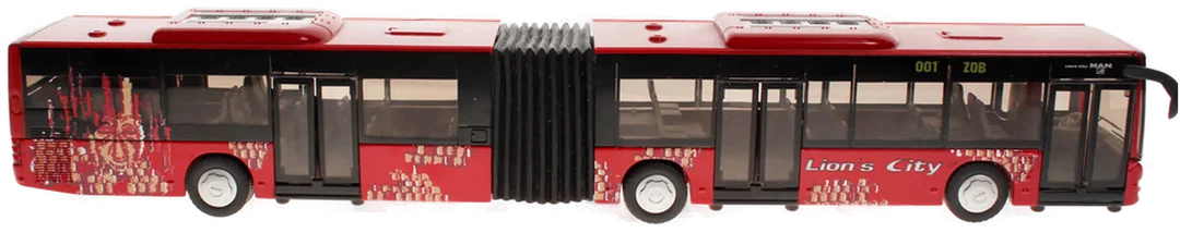 Siku MAN Lion’s City Gelenkbus – Maßstab 1:50 – Rot – Modellbus – Bild 2