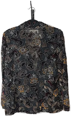 Blazer Transparent Geblümt | Glamour-Detail - Bild 6