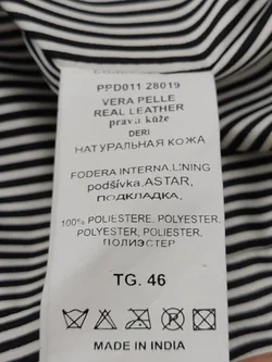 conbipel Damen Lederjacke weiß Italienische Gr. 46 (deutsche Gr. 40) - Bild 2