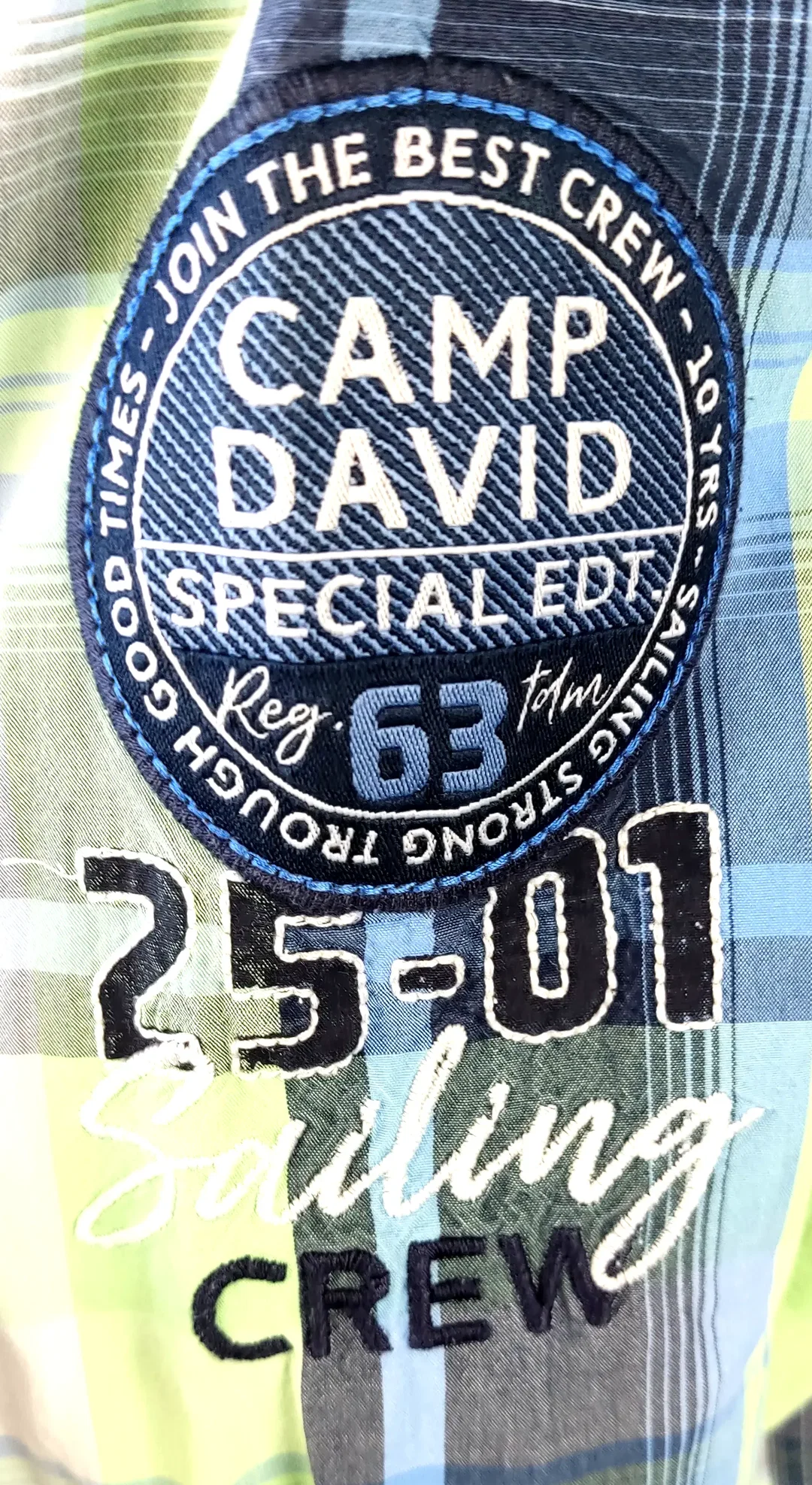 Camp David Herren Langarmhemd kariert - Gr. M – Bild 6