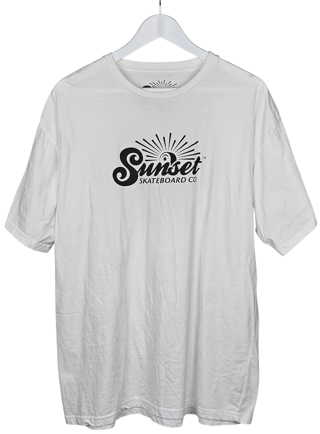 Sunset Skateboard Co. Herren T-Shirt, weiß - Gr. XL – Bild 1