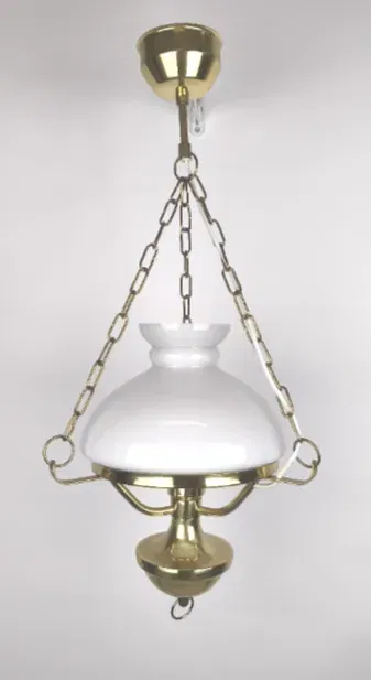 Hängelampe IKEA aus vermessingtem Metall - Bild 1