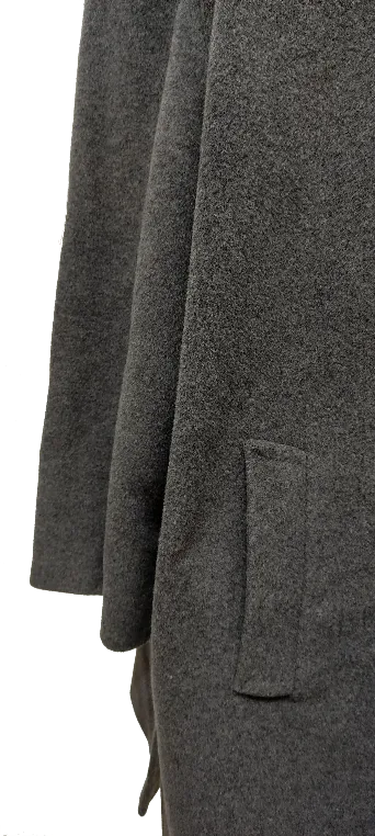 Basler Oversize Damenmantel mit Wollanteil in grau, Größe 50 – Bild 4