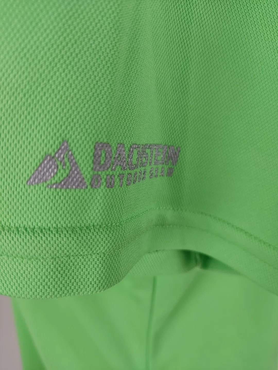 T-Shirt "Dachstein", kurzarm mit Kragen, hellgrün, Größe 46 – Bild 5