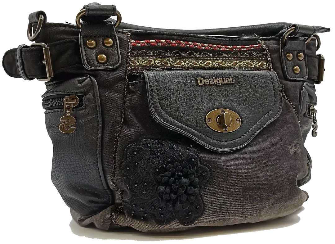 Desigual Damentasche gemustert schwarz  - Bild 4