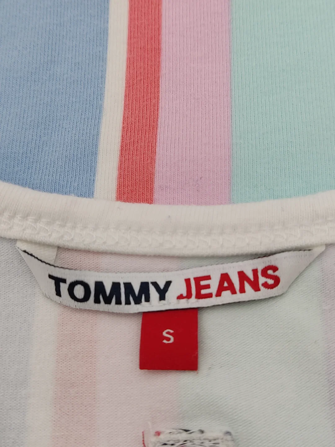 Tommy Hilfiger Damen Kleid mehrfarbig gestreift Gr. S – Bild 2