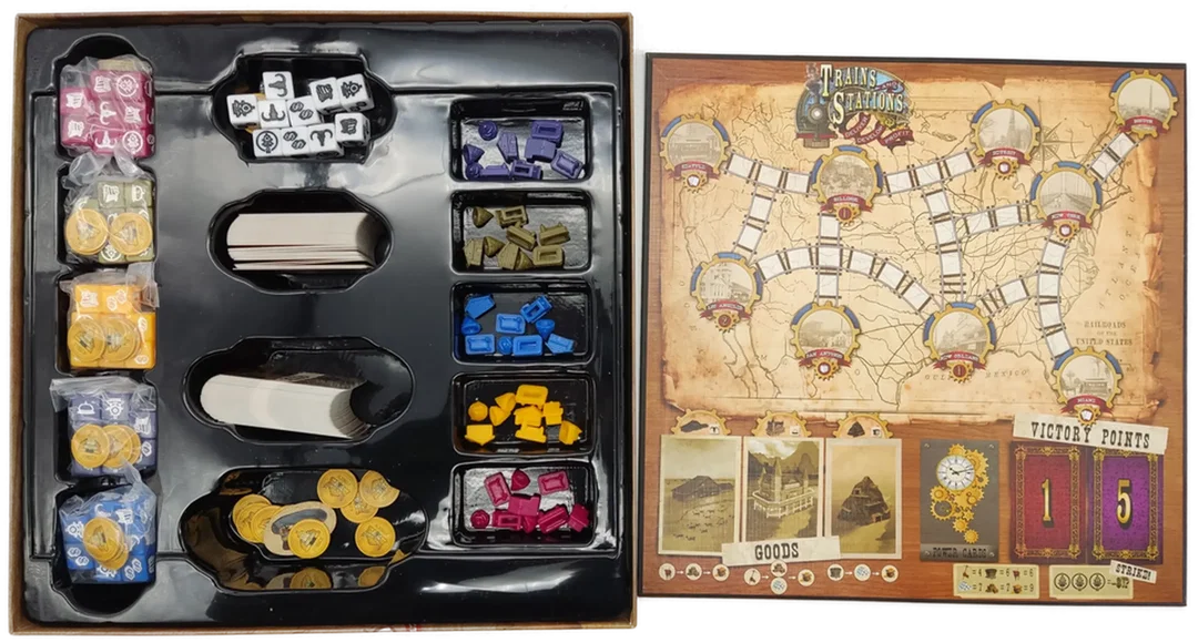 Trains and Stations - Gesellschaftspiel - Wizkids  – Bild 3