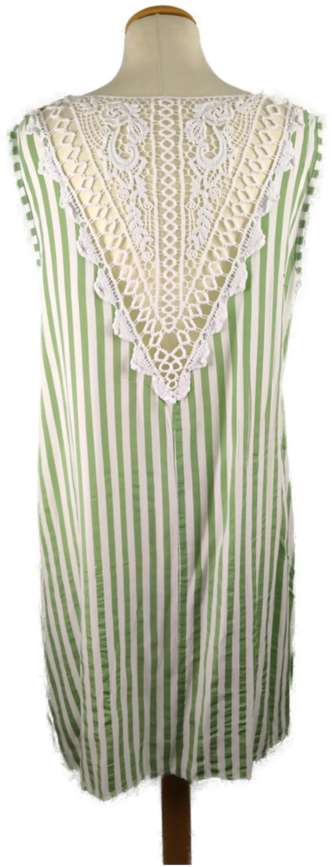 Kleid Damen Sonstige Viskose Gestreift | Sommer-Leicht – Bild 3
