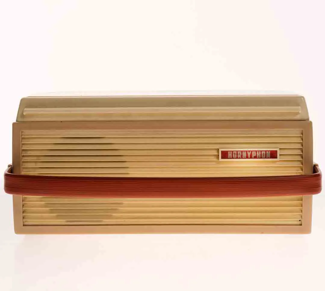 Vintage Tonbandgerät „Hornyphon“ – ca. 31 x 24 cm, Sammlerstück – Bild 2