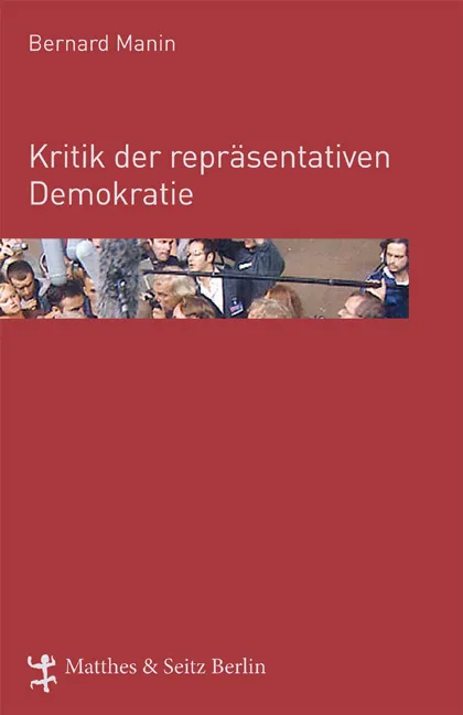 Kritik der repräsentativen Demokratie - Bernard Manin - Bild 1
