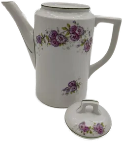 H&C Chodau Porzellan Kanne Karaffe Blumenmuster - Bild 4