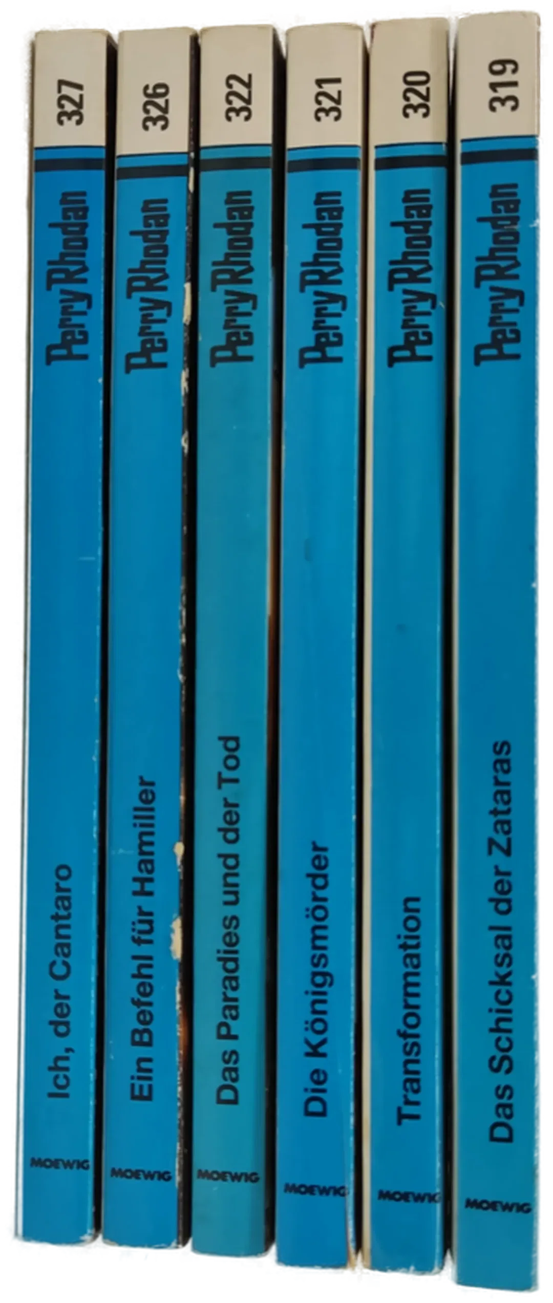 Bücher Moewig Perry Rhodan Planeten Romane Konvolut 6 Bände 319, 320, 321, 322, 326, 327 – Bild 4