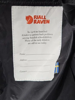 Fjällräven Kanken Rucksack, schwarz - Bild 6