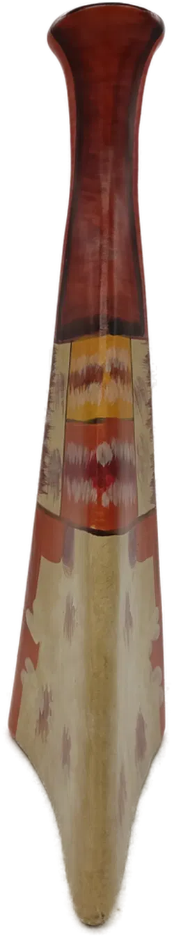 Abstrakte Tonvase in pyramidenähnlicher Form - Bild 3