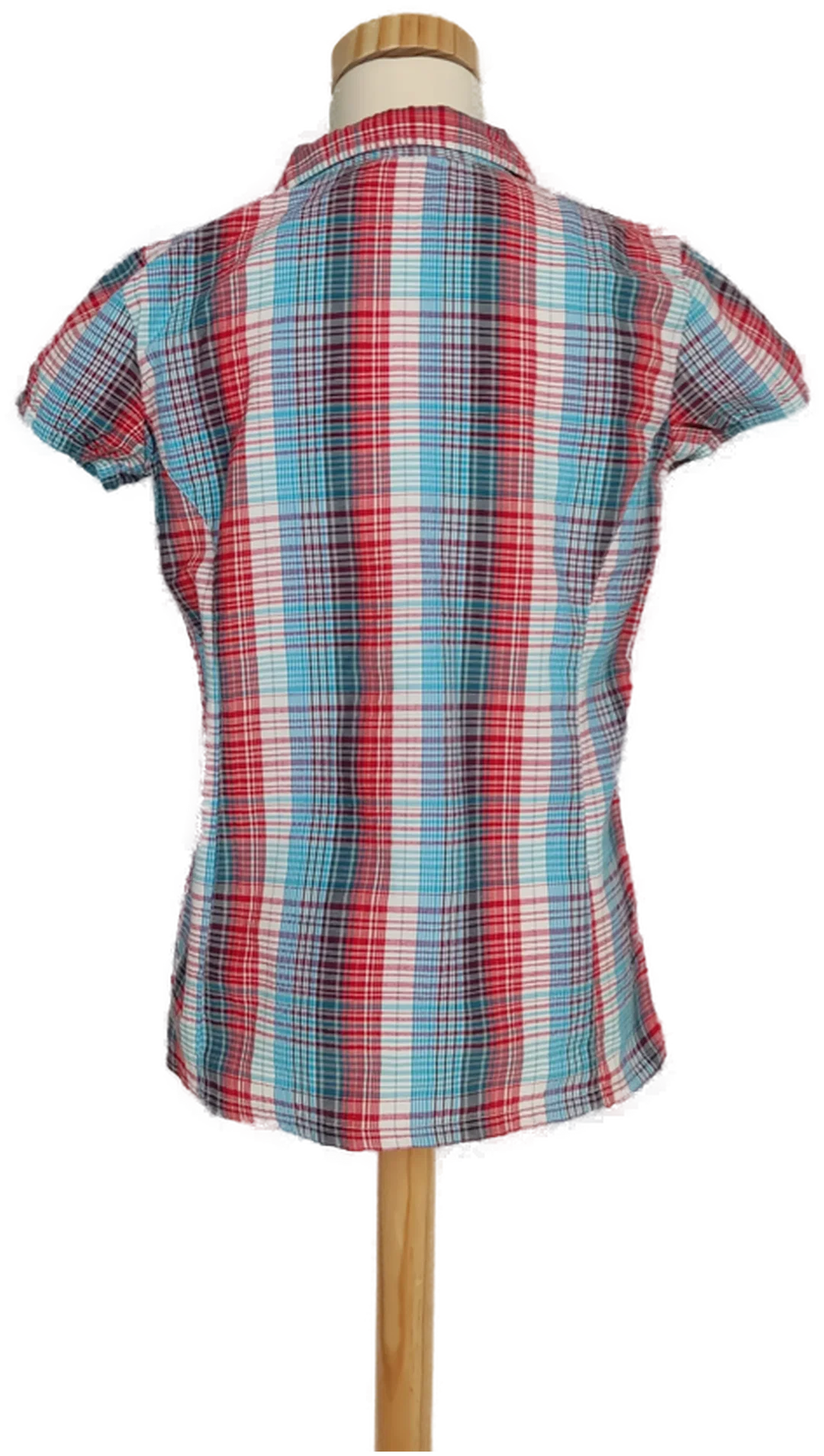 Icepeak Mädchen Bluse kariert weiß, blau, rot- 152 – Bild 2