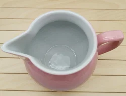 Krug kugelförmig, Wilhelmsburger Porzellan, 0,5L, rosa  – Vorschau 3