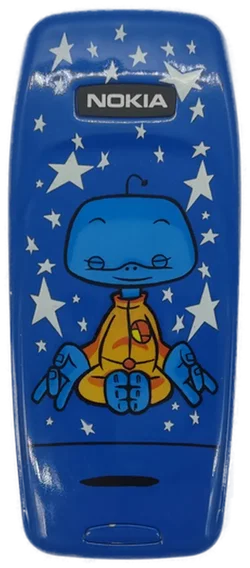 Nokia Handyhülle 3310/3330 blau/weiß - Bild 2