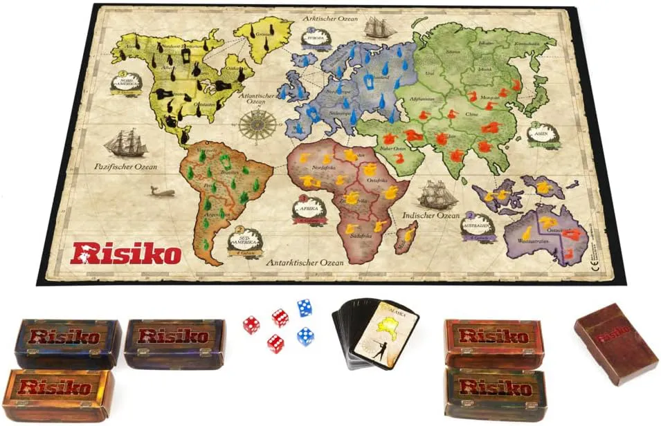 Risiko – Das große Strategiespiel | Klassiker von Hasbro Gaming | Komplett & gepflegt | ab 10 Jahren – Bild 2