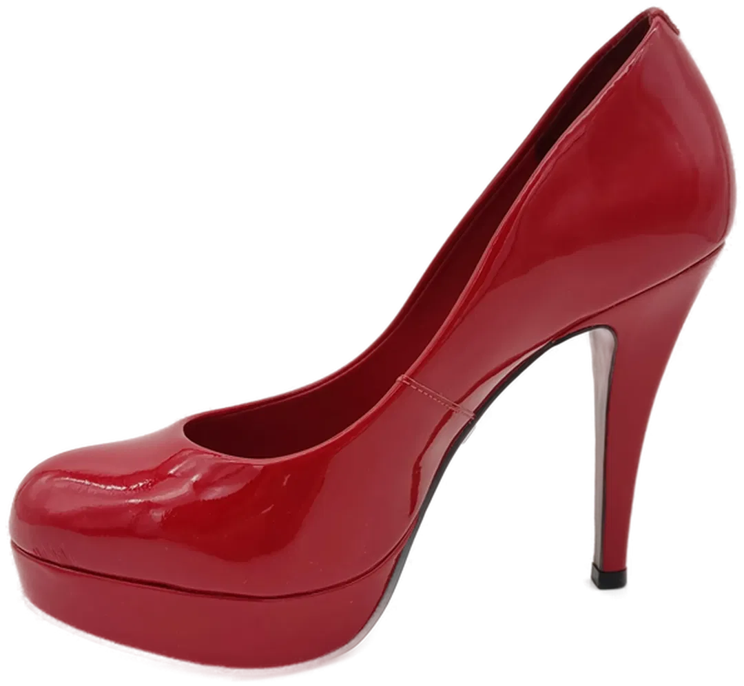 Buffalo Damen High Heels Leder Pumps Patent soft rot - Gr. 38 - Bild 1