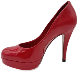 Buffalo Damen High Heels Leder Pumps Patent soft rot - Gr. 38 - Bild 1