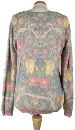 Dame Weste mit buntem Blumenmotiv - M/38 - Bild 3