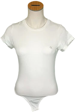 Calvin Klein Damenbody Sleepwear weiß Gr. M