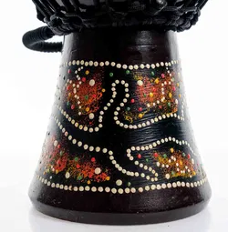 Djembe Trommel Handbemalt – 30 cm hoch, Ø 20 cm - Bild 4