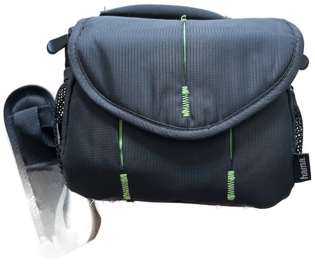 HAMA Canberra 110 Fototasche schwarz grün - Bild 1
