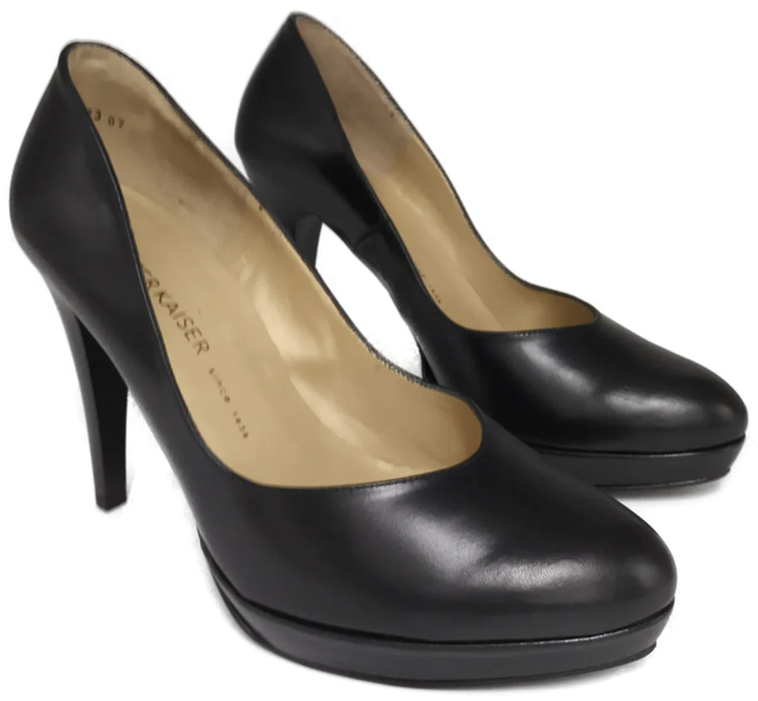 High Heels Peter Kaiser Leder Gr. 40,5 | Elegante Partynacht – Bild 2