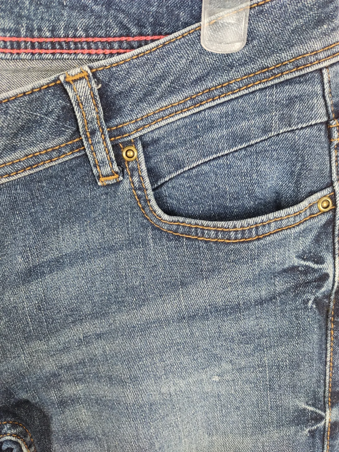 Jeans "Super Skinny", lang mit Stretch, blau mit Taschen, Größe 36 – Bild 2