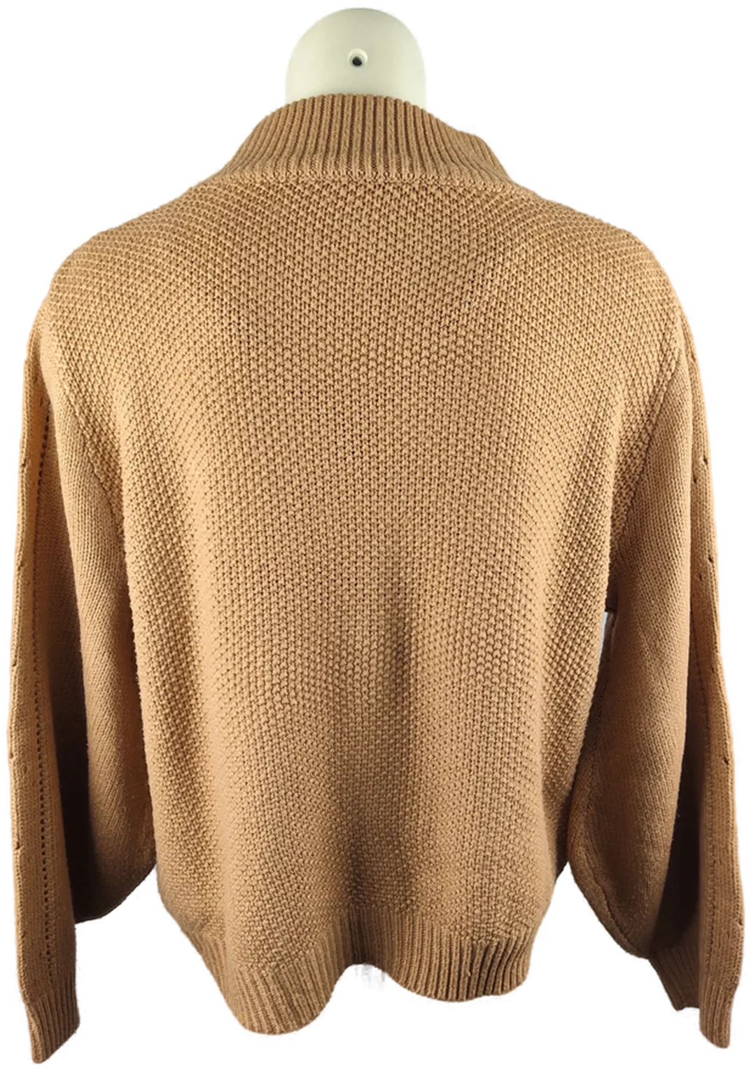 Damenpullover Größe 42 In Camel Mit Rollkragen | Herbstliebling – Bild 3