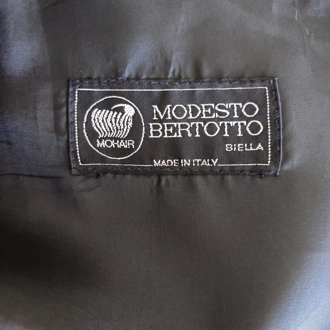 MODESTO BERTOTTO Herren Smoking (Sakko und Hose) schwarz - Lgr. 106 – Bild 4