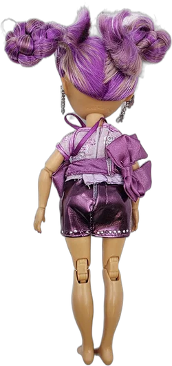 Modepuppe Rainbow High Lila Yamamoto aus der Serie 4 – Vorschau 3