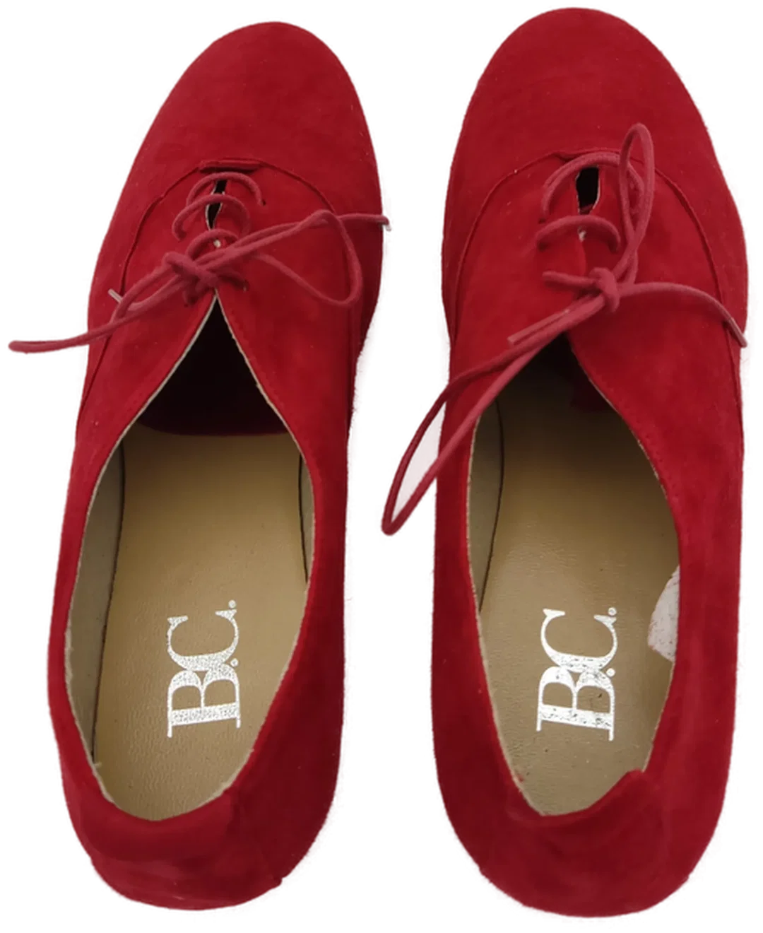 B. C. Damen Halbschuhe rot Gr.38 – Bild 3