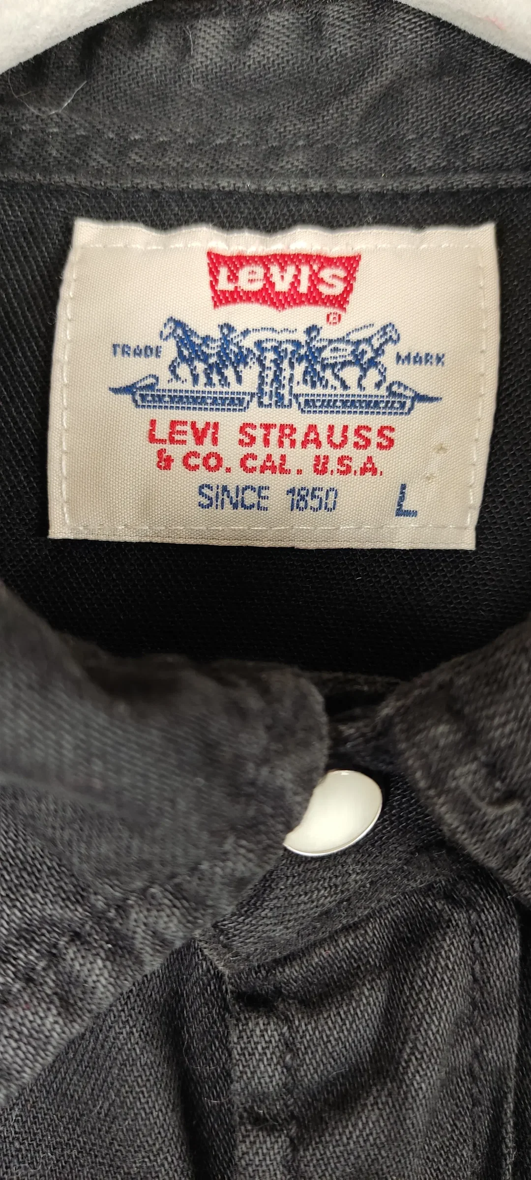 Levi's Barstow Western Hemd Gr. L/50 Baumwolle | Western-Ikone – Bild 2