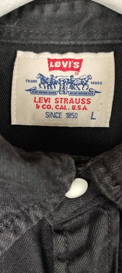 Levi's Barstow Western Hemd Gr. L/50 Baumwolle | Western-Ikone – Vorschau 2