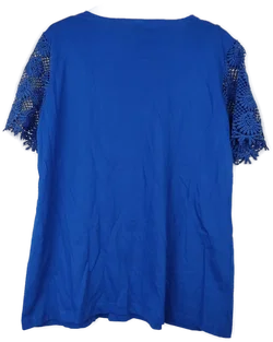 Damen Shirt Sonstige Baumwolle Gr. 44 | Second-Hand-Schatz - Bild 2