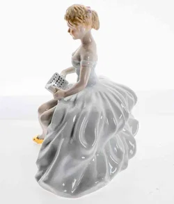 Vintage NEUENDORFER ZIERPORZELLAN Art Déco Porzellanfigur 