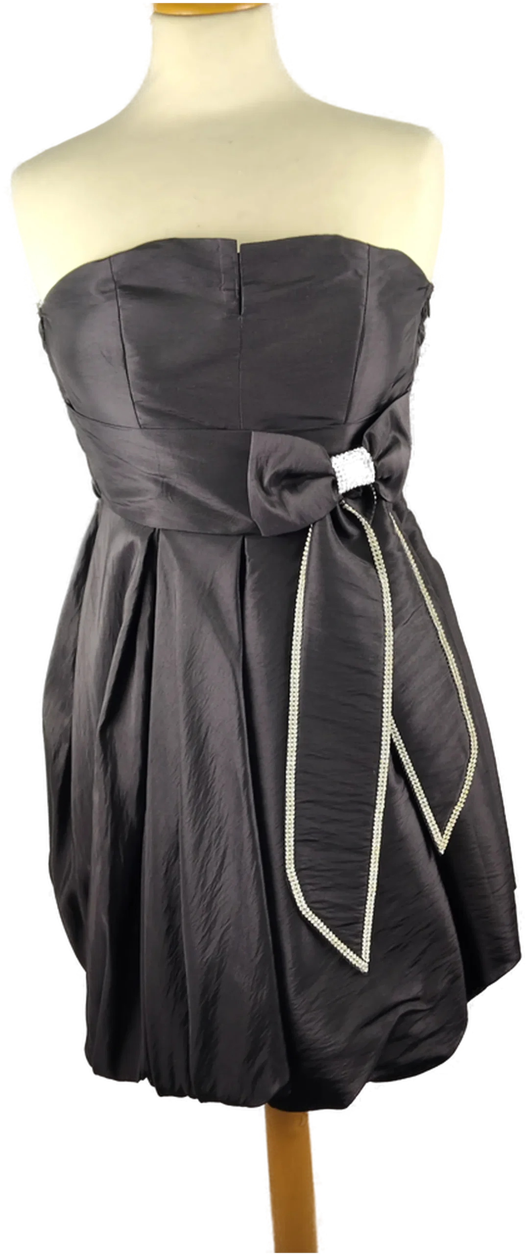 Minikleid Sonstige Polyester Unifarben | Partybereit - Bild 1