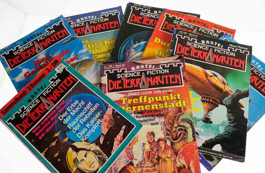 Vintage Pulp Fiction: Die Terranauten – 8 Hefte + 1 Sammelband (Bastei Lübbe) - Bild 1