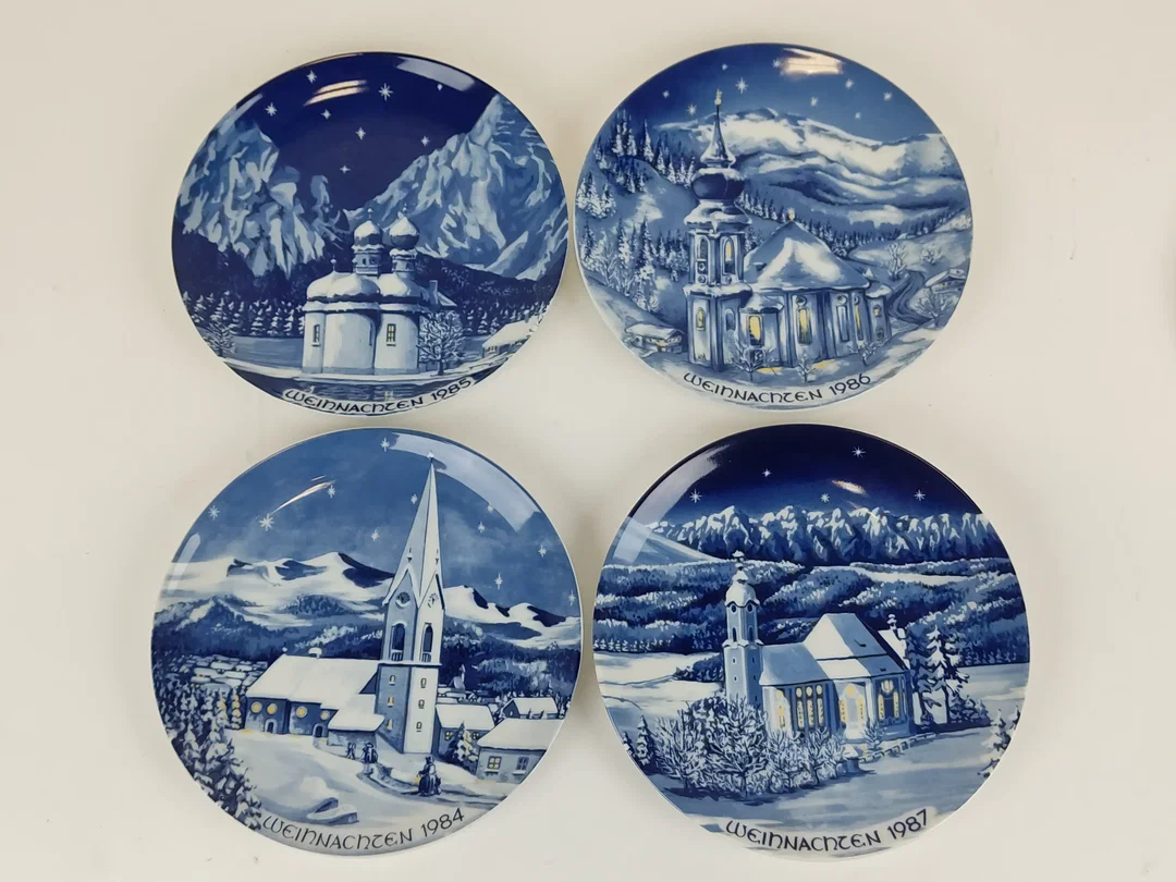 13-teilige Weihnachtsteller-Sammlung (1984-1996) von BAVARIA – Bild 2