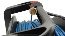 Schill Kabeltrommel/Gerätetrommel mit blauem XLR-Kabel - Bild 7