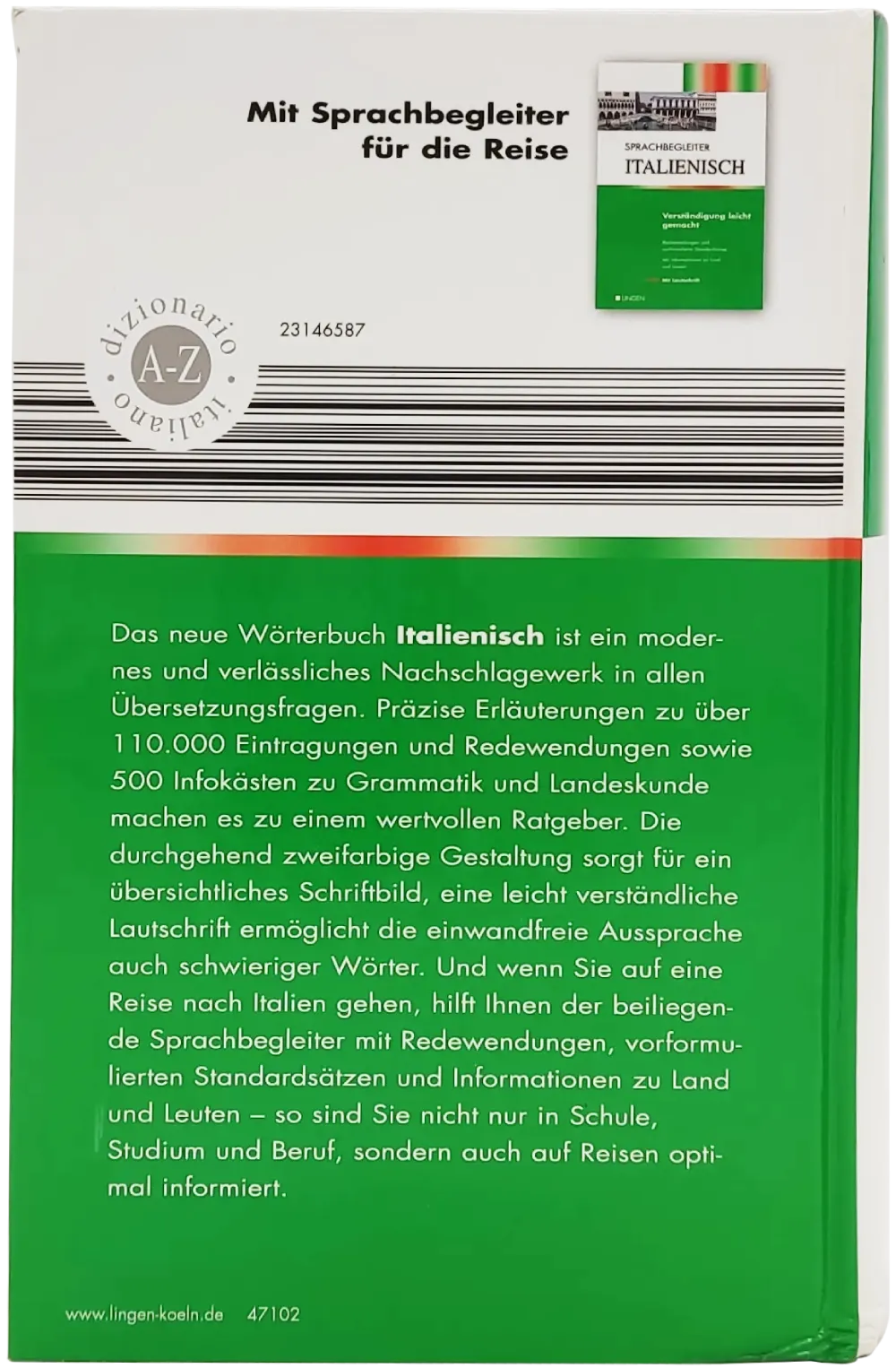 Buch "Wörterbuch Deutsch-Italienisch - Mit Sprachbegleiter für die Reise" – Bild 2
