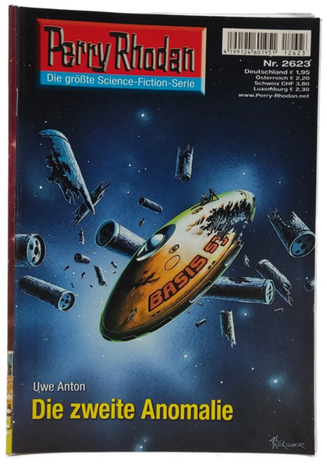  Romanheft Perry Rhodan Die zweite Anomalie Erstauflage Nr.2623 - Bild 1