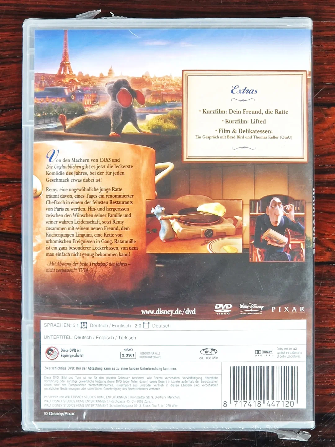 Disney Pixar Ratatouille - Film - DVD - Special Disney Pixar Collection (Slim-Case) – Bild 2